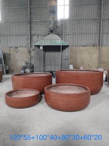 [Leo Nguyen Le] - Maceta de Terrazo para Exteriores - Juego de Macetas de Terrazo y Granito - Macetas de Mármol para Jardín Exterior y Hogar - Product Image 3