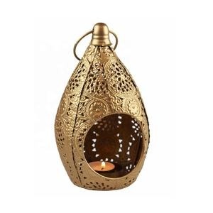 Lanterne chauffe-plat élégante à suspendre en métal Bougeoir Décoration de Noël Festive Holiday Home Decor Party Tree Accessories - Product Image 3