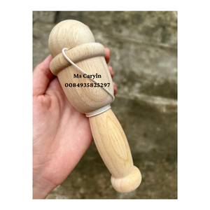 Kendama ไม้ไผ่ไม้ของเล่นเด็กก่อนวัยเรียนของขวัญคริสต์มาสเกมญี่ปุ่นแบบดั้งเดิมมาตรฐาน kendama-caryln - Product Image 1
