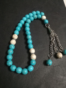 Tasbih en perles de résine artisanale, perles de prière islamiques, Misbaha Subha pour la dhikr musulmane et la prière quotidienne - Product Image 3