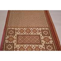 Tissu de saree en soie florale vintage 5 mètres de viscose indienne pour l'art textile, les robes bohèmes, le courtepointe et la couture