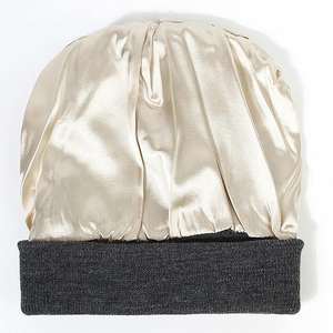 Bonnet en tricot doux unisexe, bonnet d'hiver chaud uni à revers - Product Image 4