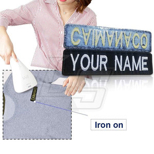 <strong>Custom</strong> Embroidered <strong>Name</strong> <strong>Patches</strong> Twill Fabric Personalized <strong>Name</strong> Tag Hook and Loop Iron On <strong>Patch</strong> for Tactical Vest, Jacket - Product Image 3
