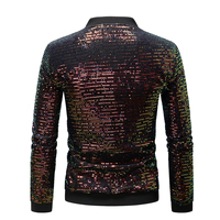 Veste en toile à paillettes légère, confortable et de haute qualité pour homme, coupe-vent, respirante, col en V, décontractée, pour l'extérieur, mode adulte