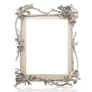 Cadre photo en feuille d'argent de style européen traditionnel élégant pour la décoration de la maison, entrée, hall d'entrée - Product Image 1