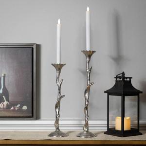 Soporte de candelabro de plata y oro, soporte de pilar de vela, eventos navideños, accesorios de decoración del hogar, soporte de vela, regalos - Product Image 6