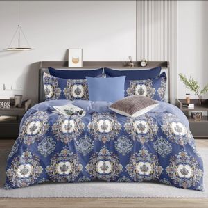 Parure de lit double élégante 120GSM, literie moderne, finition lisse et confortable, adaptée aux lits king size et aux intérieurs - Product Image 3