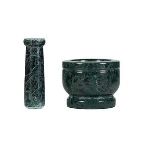 OEM Manufacture Marble <b>Mortar</b> And <b>Pestle</b> Set For Grinding Herbs And Spices With Heavy Duty Design For Daily Kitchen Use - Product Image 6