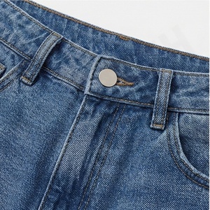 Jeans skinny taille haute pour femmes, style droit, denim de haute qualité, coupe slim, décontracté, tendance, streetwear, pantalon - Product Image 4