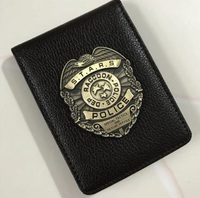 Dompet Kulit Berkualitas Tinggi untuk Tempat Kartu Identitas, Dompet Leher Kulit dengan Rantai, Tempat Kartu Identitas, Dompet Leher, Dompet Kartu Identitas dengan Potongan Khusus