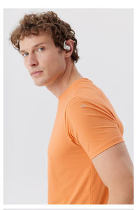 T-shirt streetwear sur mesure pour homme, grande taille, col rond, décontracté, en nylon et élasthanne, respirant, manches courtes - Product Image 2