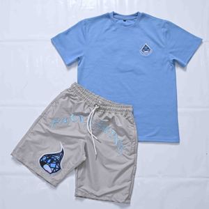 <b>Mens</b> Summer Two Piece <b>Set</b> Casual <b>Short</b> Sleeve <b>T</b>-<b>Shirt</b> <b>and</b> <b>Shorts</b> Outfit Breathable Matching Tracksuit Streetwear Lounge <b>Set</b> - Product Image 3