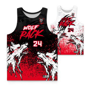 Maillot de basket-ball d'équipe respirant réversible en sublimation OEM, uniforme de basket-ball imprimé, logo personnalisé, maillot de basket-ball en mesh - Product Image 4
