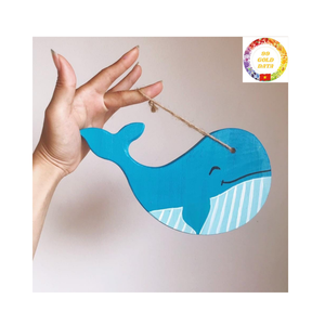 Adornos de pescado de madera vietnamita premium a granel para decoración de resorts y tiendas temáticas oceánicas - Product Image 1