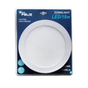 Panel LED redondo para empotrar 4W, 6W, 8W, 10W, luz amarilla/cálida - Product Image 2