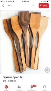 Cuchara de madera chapada en oro de primera calidad 100% con pulido de espejo ecológico - Product Image 4