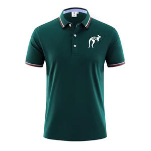 Meilleur prix pour hommes élégant anti-rides à manches courtes pour T-Shirt uniforme couleur unie unisexe polos d'entreprise 100% coton - Product Image 1