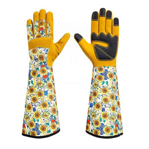 Guantes de Jardinería de Cuero Duraderos, Impermeables y Resistentes a Cortes, Personalizados con su Propio Diseño - Product Image 1