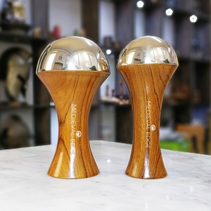 Varita Kansa de alta calidad, tamaños pequeños y grandes, herramienta de masaje con agarre de Palma de fábrica India Original para el bienestar corporal total, piel de mano - Product Image 4