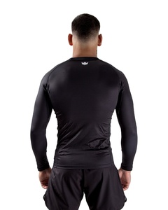Unisex Men's <b>Long</b> Rashguard Compression MMA Gym Fitness Sportswear BJJ <b>Vest</b> with OEM Design Unisex <b>Rash</b> Guard Fabric Material - Product Image 4