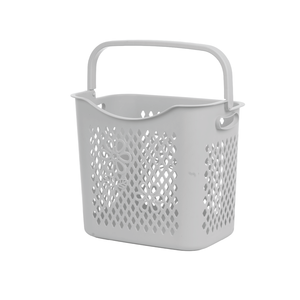 3371 Caro Flower Pattern Plastic <b>Storage</b> Basket Multi-Purpose <b>Organizer</b> for Clothes, <b>Toys</b> & Home Items - Product Image 1