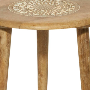 Decorative Living Room Bed Beside Handcrafted Customized Designed Bedroom Decorative <b>Brown</b> Wood Side <b>Table</b> Furniture - Product Image 2