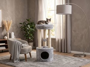 Torre para Gatos Atlanta Silver Cloud con Descanso Suave - Product Image 5