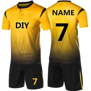 Conjunto de uniformes de fútbol de la mejor calidad, camiseta de fútbol deportiva de sublimación, camiseta de manga corta de fútbol - Product Image 4