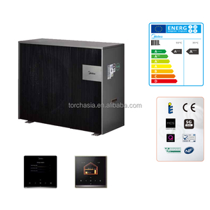 Pompe à chaleur <span class=keywords><strong>monobloc</strong></span> électrique Midea M-Thermal Arctic R290 A+++ haute température 75°C air-eau, système de chauffage hydronique, commande intelligente - Product Image 1