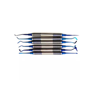 Espátula de relleno de resina compuesta Dental, juego de relleno de resina con cabeza chapada en titanio, juego de restauración de mango grueso, instrumento Dental - Product Image 3