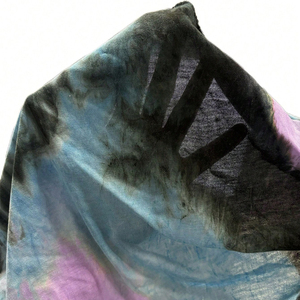 Camisetas ligeras de algodón con tinte anudado para hombre, proveedor de manga corta con estampado OEM personalizado para ropa de moda y gimnasio - Product Image 6