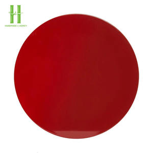 แผ่นรองจานทรงกลมแบบเคลือบเงา ขอบหยัก ผลิตจากโรงงานในเวียดนาม ราคาดี ขายดี - Product Image 1