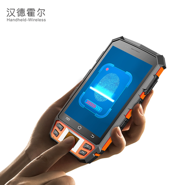 C5000 Portable Handheld Fingerprint Scanner 5inch Biometric Industrial PDA Android Scanner