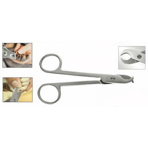 Ciseaux de toilettage pour chats et chiens en acier inoxydable de haute qualité réutilisable léger et durable outil de soin des animaux vétérinaire - Product Image 2