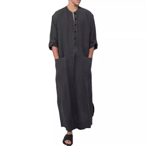 Nouvelle Collection 2025 – Thobes Décontractés Respirants pour Hommes, Style Personnalisé, Prix de Gros – Vêtements Islamiques Nouveaux Designs pour Adultes - Product Image 3