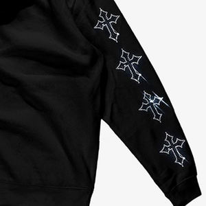 เสื้อมีฮู้ดแบบสตรีท Y2K มีซิปสำหรับผู้ชายดีไซน์พลอยเทียมปักลายแฟชั่นปรับแต่งได้ตามต้องการสำหรับฤดูหนาว - Product Image 4