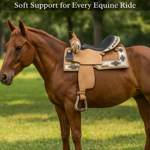 Western leather premium quality beautiful horse <b>saddle</b> - Product Image 2