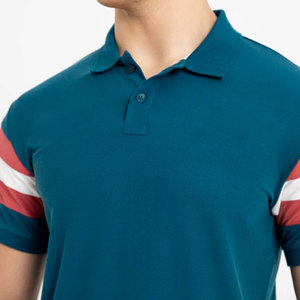 Polo de Golf ajustado de verano personalizado para hombre, polo 100% de punto de algodón de alta calidad, Polo cómodo de manga corta - Product Image 5