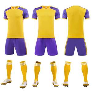 100% Polyester Sublimation pas cher haute qualité Football uniforme hommes Football Kits Football survêtements Football uniforme sans marque - Product Image 3