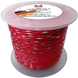 Overmann 50m 1.7mm Polypropylene 40kg Red/White VPE 6-pack Maurerschnur for <b>Plaster</b> Trowels - Product Image 2