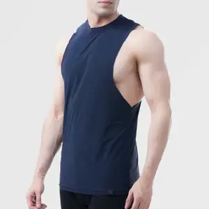 Beast Mode Men's Gym Tank Top Cotton/Bamboo Fiber Knitted Crew Neck Crush Limits and Push Further