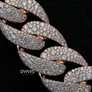 Cadena Cubana de Moissanita VVS de 12 mm, Chapada en Oro de 18K, Corte Brillante, Lujosa, para Bodas, Fiestas, Estilo Hip Hop, Miami - Product Image 2