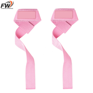 Sangles de musculation en coton en forme de 8 pour haltérophilie, powerlifting, musculation, accessoires de gym, sangles et poignées. - Product Image 1