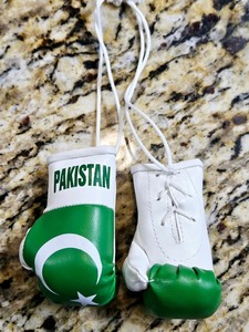 Venta al por mayor logotipo personalizado Mini guantes de boxeo diseño Kick guantes de boxeo de cuero puro Impresión de logotipo personalizado guantes de boxeo para colgar - Product Image 3