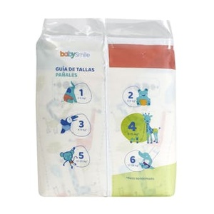 Couches Bébé Taille 4 (8-15 kg) BabySmile 100 Unités - Product Image 3