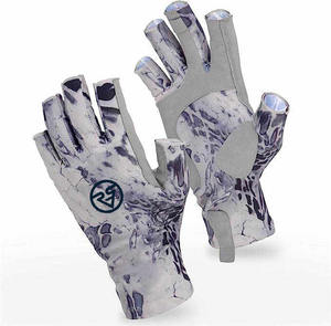 Gants de pêche imperméables personnalisés Rabixo Sports RSG-AH-436 pour un usage unisexe, en nylon/spandex, pour toutes les saisons, gants d'extérieur - Product Image 1