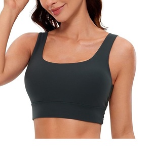 Logo personnalisé marque décontracté femmes CAMISOLE respirant Yoga Sportswear avec broderie solide motif fournisseur BD - Product Image 3