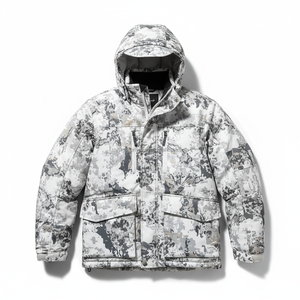 Custom White Digital <b>Camo</b> Hunting <b>Jacket</b> Breathable Waterproof Shell Multi Pocket Tactical Field Coat for Winter Hunting - Product Image 1