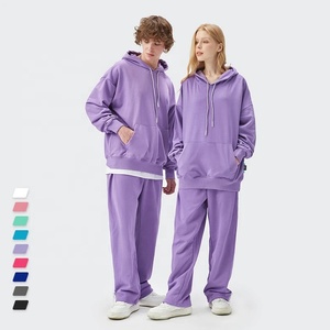 NOUVEAU Survêtement à capuche classique pour homme, ensemble décontracté unisexe, pantalon de jogging, tenue de loisirs d'automne, 100% coton respirant - Product Image 2