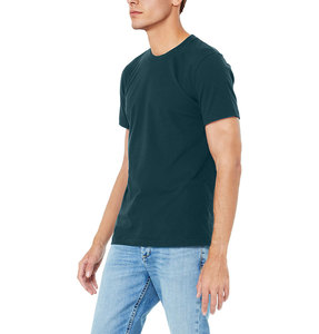 BELLA + CANVAS 100% coton T-shirt à col rond respirant écologique personnalisable pour hommes avec impression de logo personnalisé - Product Image 3
